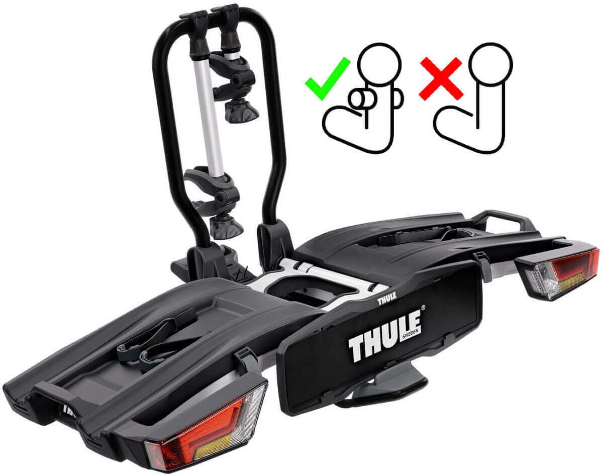 Polkupyöräteline EasyFold XT F 2 Fix4Bike (2-pyörälle), Thule – Thule