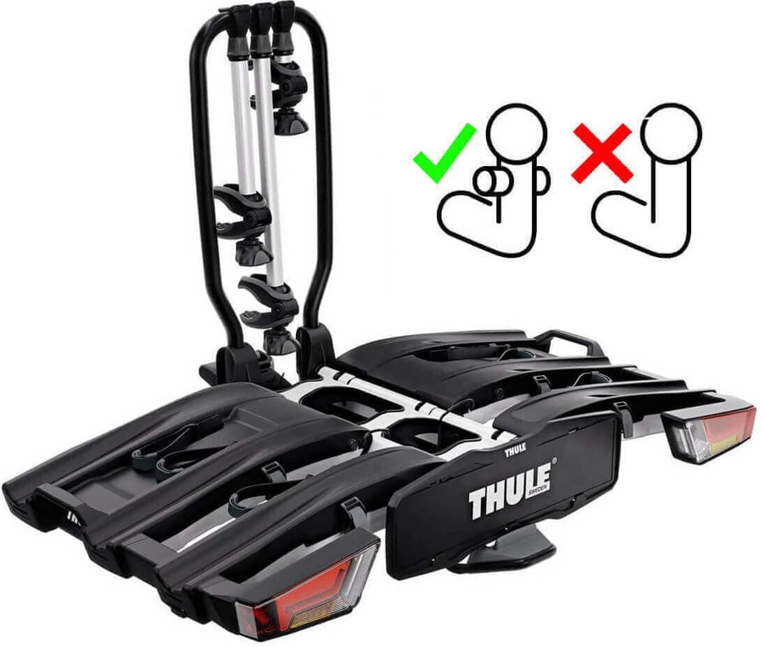 Polkupyöräteline EasyFold XT F 3 Fix4Bike (3-pyörälle), Thule – Thule