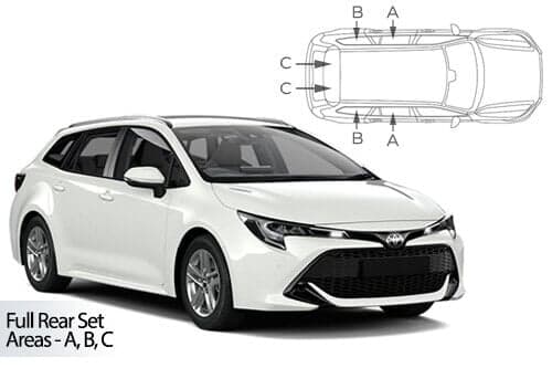 Häikäisysuojasarja Toyota Corolla, Farmari (2018➟), Car Shades – CarShades