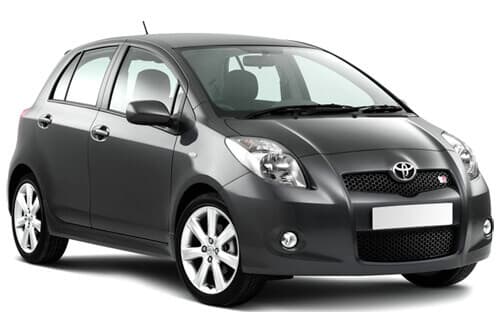 Häikäisysuojasarja Toyota Yaris, 5 ovinen (2005-2011), Car Shades – CarShades