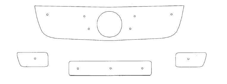 Maskisuoja Volkswagen Transporter T5 (2004-2009), Tammer-Suoja – Tammers