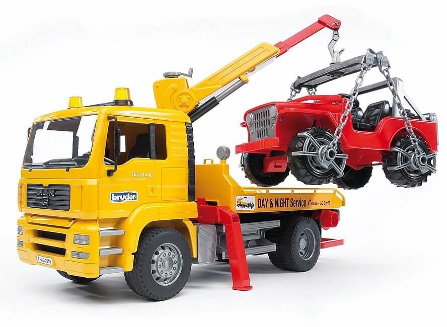 Lelu Hinausauto MAN TGA (1:16), Bruder – Bruder