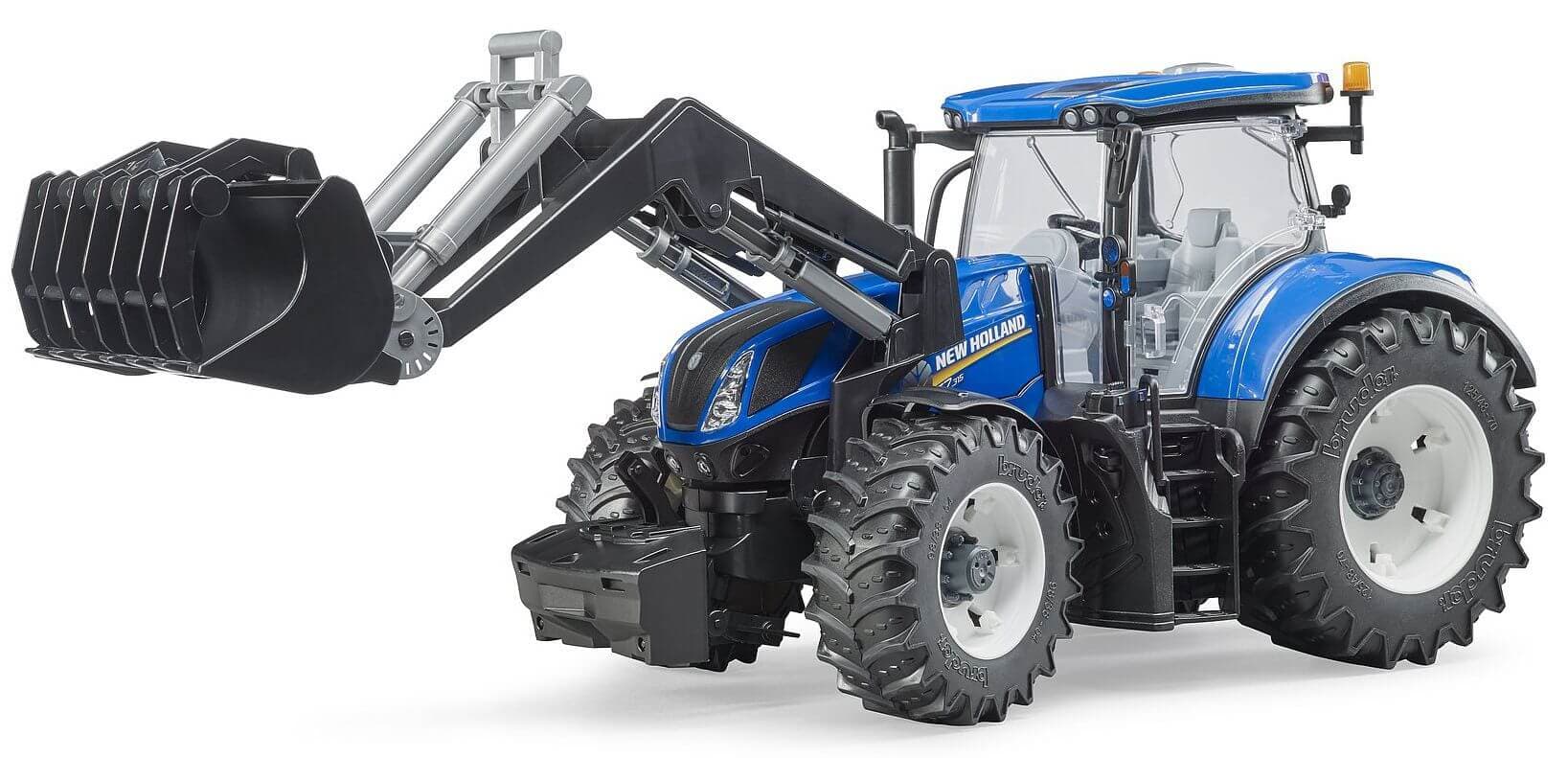Lelu Traktori New Holland T7.315 etukuormaajalla (1:16), Bruder – Bruder