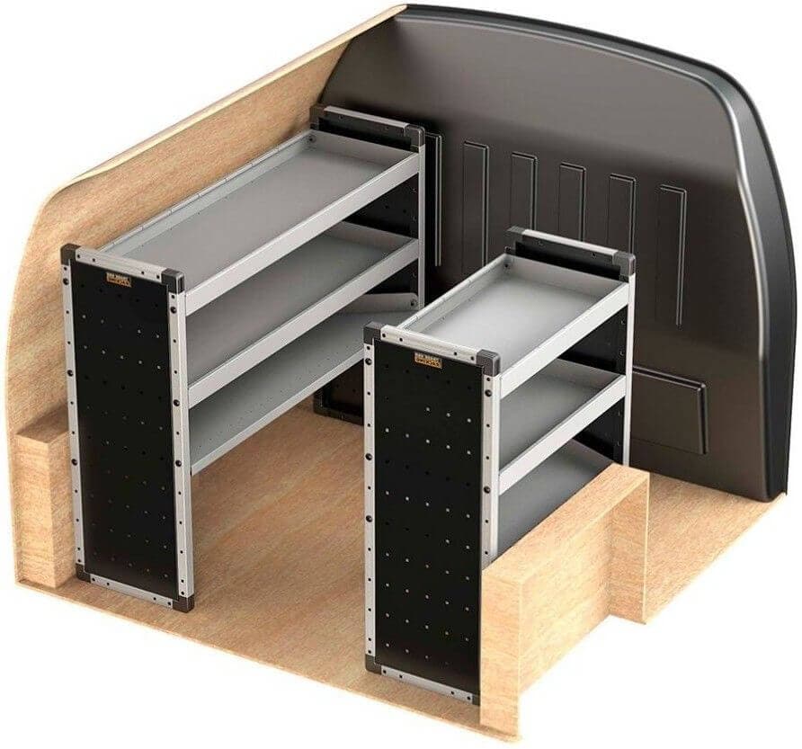 Hyllypaketti 1250 mm ja 750 mm, SmartVan – SmartVan