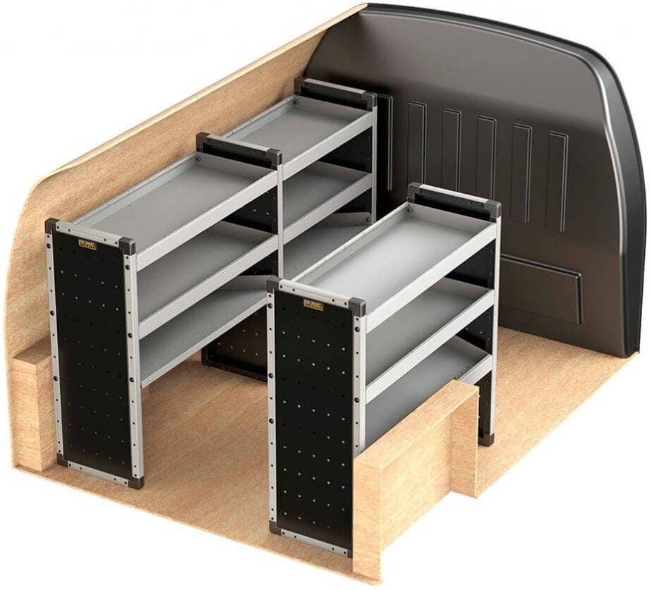 Hyllypaketti 1716 mm ja 1000 mm, SmartVan – SmartVan