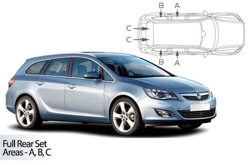 Häikäisysuojasarja Opel Astra, Farmari (2011-2015), Car Shades – CarShades