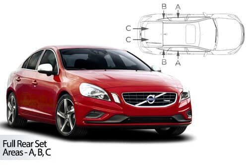 Häikäisysuojasarja Volvo S60, 4 ovinen (2010-2018), Car Shades – CarShades