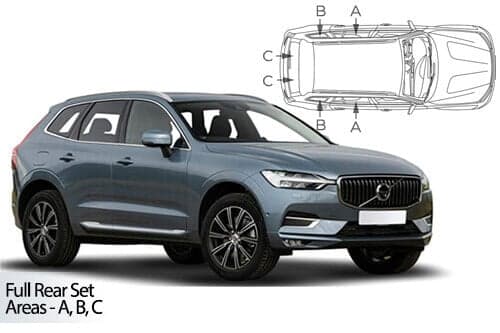 Häikäisysuojasarja Volvo XC60, 5 ovinen (2017➟), Car Shades – CarShades