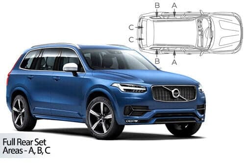Häikäisysuojasarja Volvo XC90, 5 ovinen (2014➟), Car Shades – CarShades