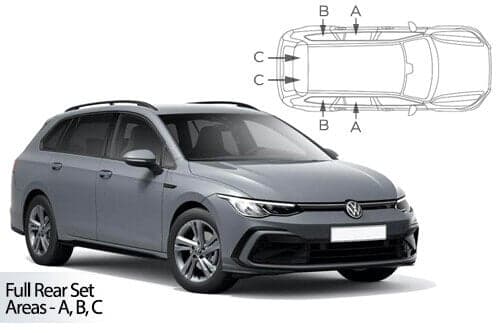 Häikäisysuojasarja Volkswagen Golf MK8, Farmari (2020➟), Car Shades – CarShades