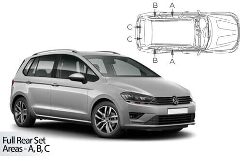 Häikäisysuojasarja Volkswagen Golf Sportsvan (2014-2020), Car Shades – CarShades