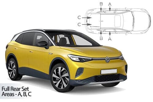 Häikäisysuojasarja Volkswagen ID.4 (2020➟), Car Shades – CarShades