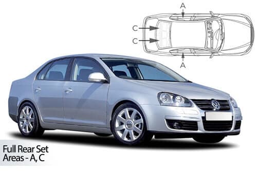 Häikäisysuojasarja Volkswagen Jetta, 4-ovinen (2011-2018), Car Shades – CarShades