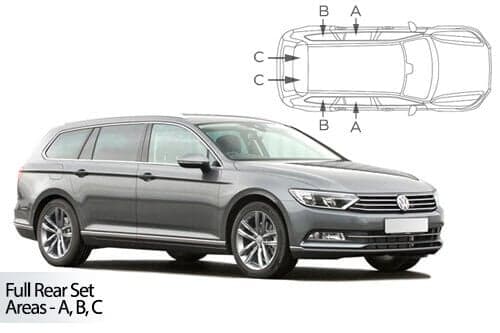 Häikäisysuojasarja Volkswagen Passat, Farmari (2015➟), Car Shades – CarShades