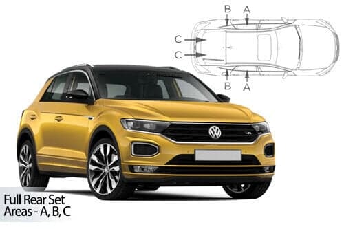 Häikäisysuojasarja Volkswagen T-Roc (2017➟), Car Shades – CarShades