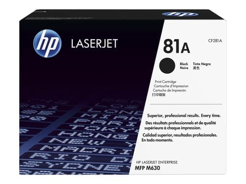 Hp Värikasetti Musta 81a 10.5k - Cf281a – HP