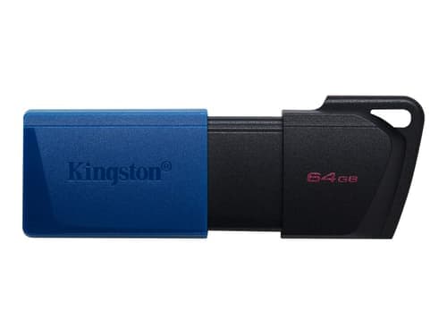 Kingston Datatraveler Exodia M 64gb Usb-a Musta, Sininen – Kingston