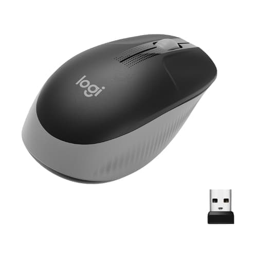 Logitech M190 Full-size Wireless Mouse - Mid Grey Langaton Rf Hiiri – Logitech