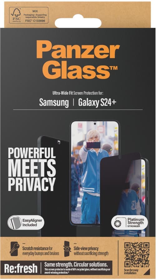 Panzerglass Ultra-wide Fit Privacy Samsung Galaxy S24 – Panzerglass