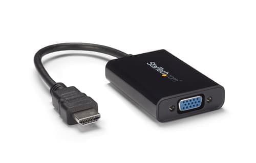 Startech Hdmi To Vga Video Adapter With Audio For Laptop / Ultrabook Videomuunnin Musta – Startech