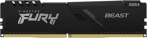 Kingston Technology Fury Beast Muistimoduuli 8 Gb 1 X 8 Gb Ddr4 1600 Mhz 8gb 1600, 3200mhz Ddr4 288-pin Dimm – Kingston