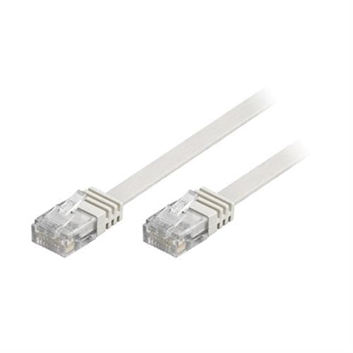 Deltaco Tp-615v-fl Rj-45 Cat 6 15m Valkoinen – Deltaco