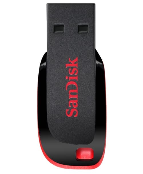 Sandisk Cruzer Blade 32gb Usb-a Musta, Punainen – SanDisk