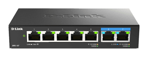 D-link Dms-107 5-port 2.5 Gigabit Switch – D-Link