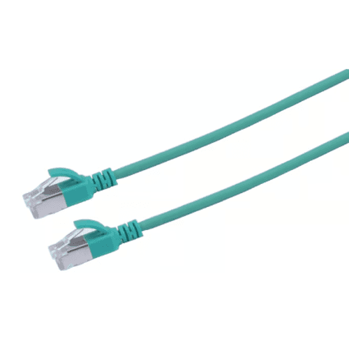 Prokord Tp-cable U/ftp Cat.6a Slim Lszh Rj45 1.5m Green Rj-45 Cat 6a 1.5m Vaaleanvihreä – Prokord