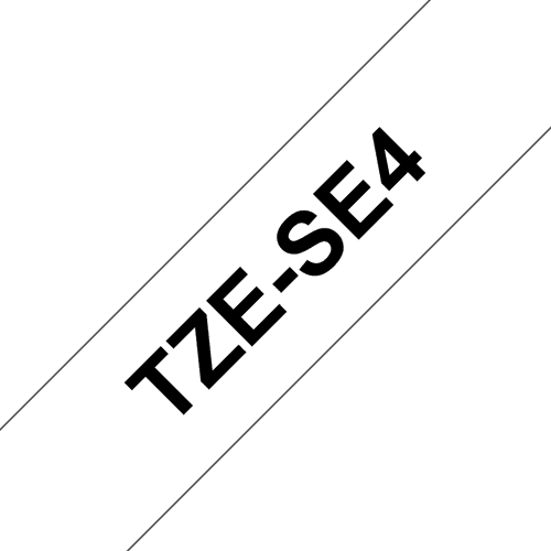Brother Tape 18mm Tze-se4 Musta/valkoinen – Brother