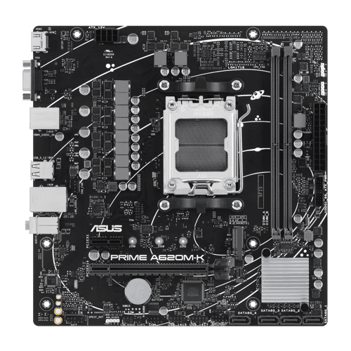 Asus Prime A620m-k Amd A620 Pistoke Am5 Mikro Atx Am5 Micro-atx Emolevyt – ASUS