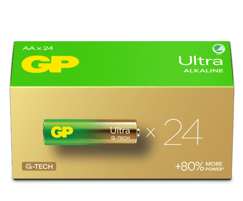 Gp Ultra Alkaline Aa/lr6 Paristo 24-pakkaus – GP