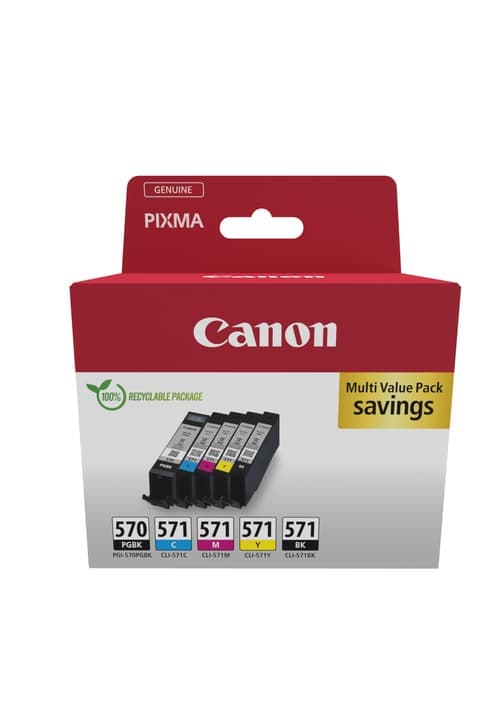Canon Ink Multipack Pgi-570 (pgbk)/cli-571 (b/c/m/y) – Canon