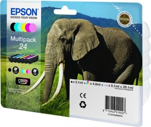 Epson Muste Monipakkaus 6-colors 24 Claria Kuva Hd – Epson