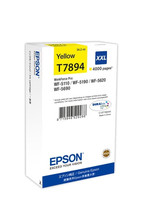 Epson Muste Keltainen T7894 Xxl – Epson
