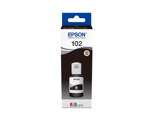 Epson Muste, Musta, 102, 127 Ml – Et-3700/et-3850 – Epson