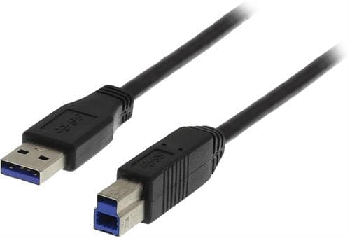 Deltaco Usb3-110s 1m Usb-a Usb-b Musta – Deltaco
