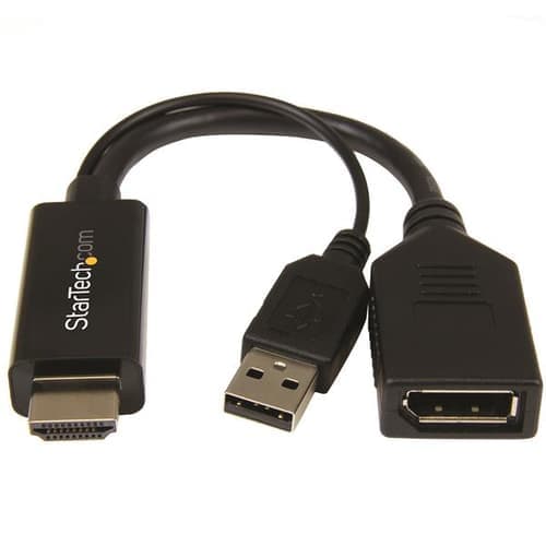 Startech Hdmi To Displayport Converter Musta – Startech