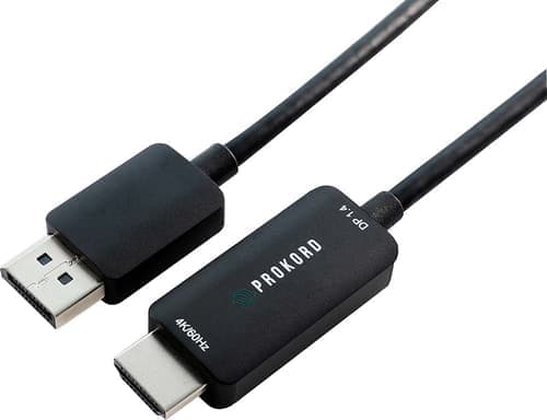 Prokord Displayport–hdmi-kaapeli – 4k @ 60 Hz 3m Displayport Hdmi Musta – Prokord