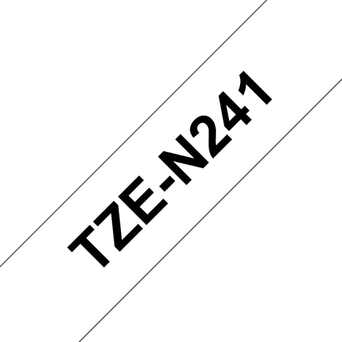 Brother Teippi 18mm Tze-n241 Musta/valkoinen Laminoimaton Nauha – Brother