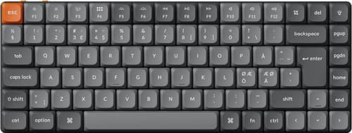 Keychron K3 Max - Gateron Low Profile Brown Johdollinen Ja Langaton Gateron Low Profile 2.0 Brown Pohjoismainen – Keychron