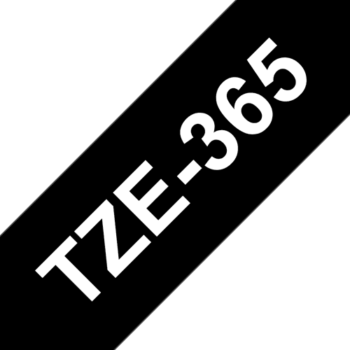 Brother Tape 36mm Tze-365 Valkoinen/musta – Brother