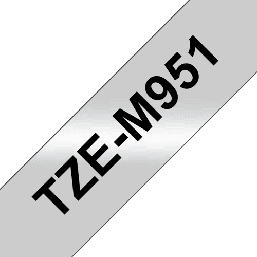 Brother Tape 24mm Tze-m951 Musta/hopea – Brother