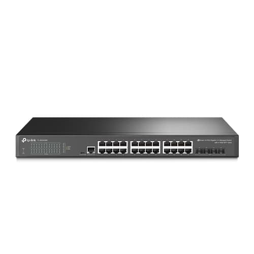 Tp-link Jetstream Tl-sg3428x Verkkokytkin Hallittu L2+/l3 Gigabit Ethernet (10/100/1000) 1u Musta – TP-Link