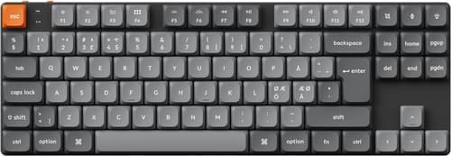 Keychron K1 Max - Low Profile Gateron Red Johdollinen Ja Langaton Gateron Low Profile 2.0 Red Pohjoismainen – Keychron