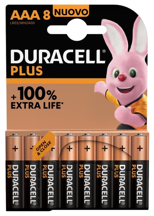 Duracell Plus 100 Aaa 8-p – Duracell