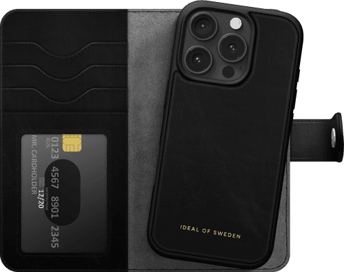 Ideal Of Sweden Magnet Wallet+ Iphone 16 Pro Musta – iDeal of Sweden