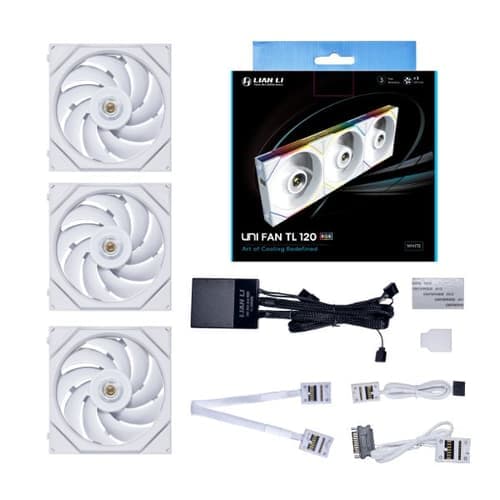 Lian-li Uni Tl120 3-p Tuuletin Valkoinen – Lian-Li