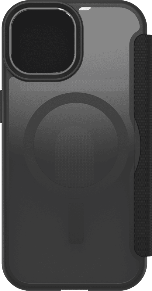 Otterbox React Folio Magsafe Iphone 13, Iphone 14, Iphone 15, Iphone 16e, Iphone 17e Läpinäkyvä, Musta – Otterbox