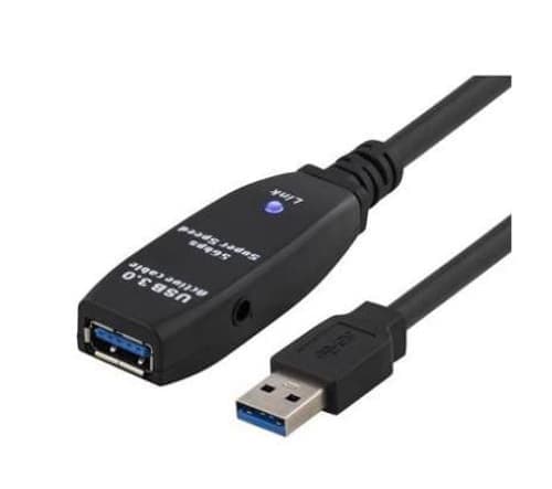 Microconnect Active Usb 3.0 Extension Cable 15m 15m Usb-a Usb-a Musta – Microconnect